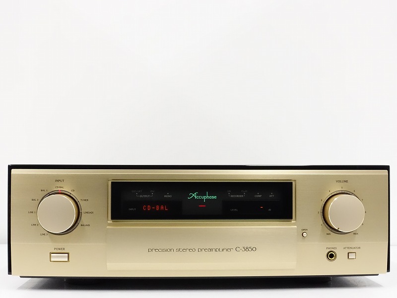 Accuphase C-3850 プリアンプ アキュフェーズを山口県岩国市で買取りさせていただきました！