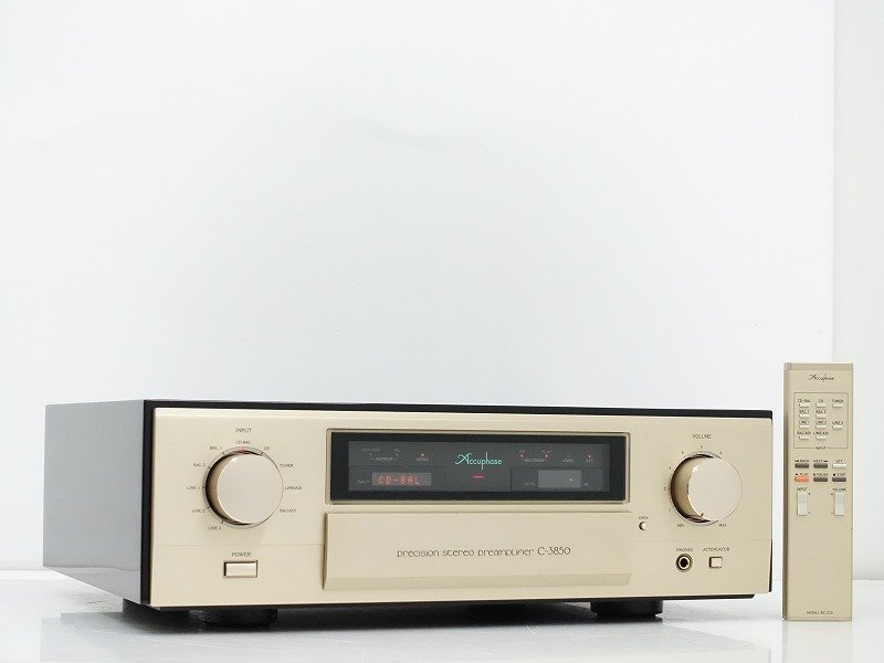 Accuphase C-3850 プリアンプ アキュフェーズ 元箱付を富山県射水市で買取りさせていただきました！