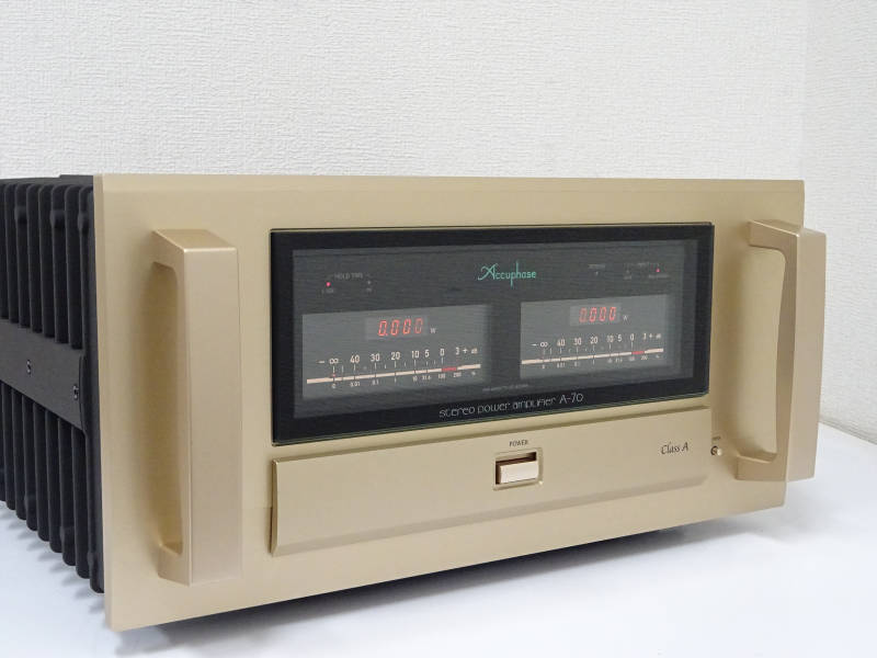 Accuphase アキュフェーズ A-70 純A級ステレオパワーアンプ 福島県海津若松市にて買取させていただきました！！