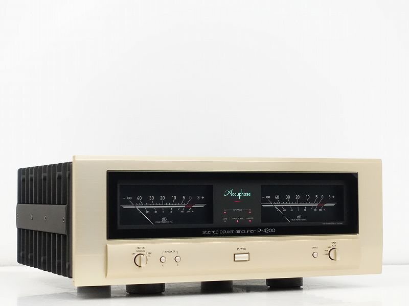 Accuphase P-4200 パワーアンプ アキュフェーズを北海道札幌市で買取りさせていただきました！