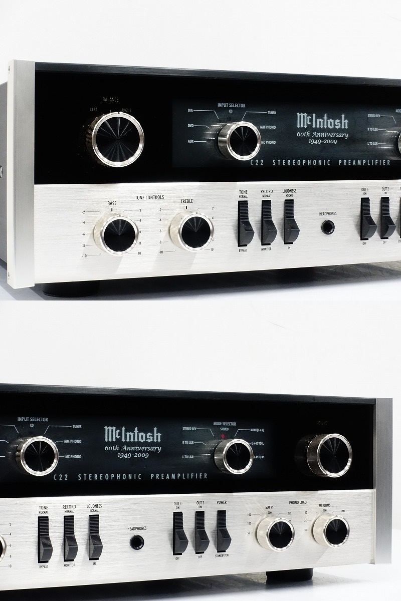McIntosh マッキントッシュ C22 60th Anniversary 真空管 プリアンプ 