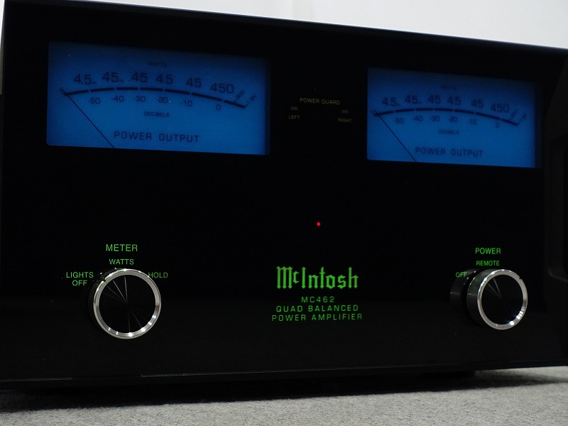 McIntosh MC462 パワーアンプ 国内正規代理店品 マッキントッシュ ステレオ・パワーアンプ MC462 MCINTOSH｜マッキントッシュ 通販