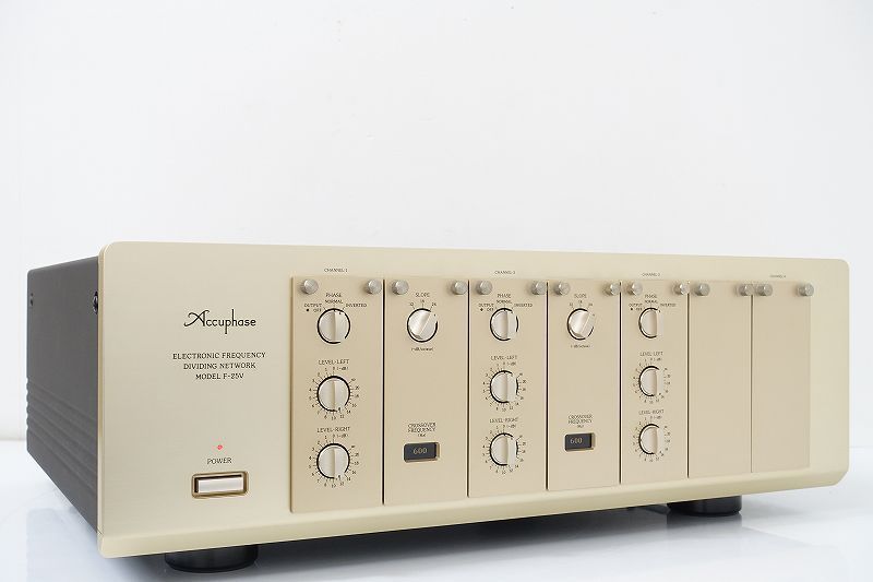 Accuphase F-15 チャンネルデバイダー F15 CB-650/CB-2WAY オプション 