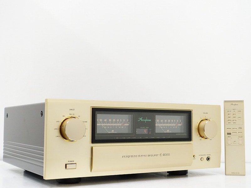 Accuphase E-4000 プリメインアンプ アキュフェーズ を京都府木津川市で買取りさせていただきました！