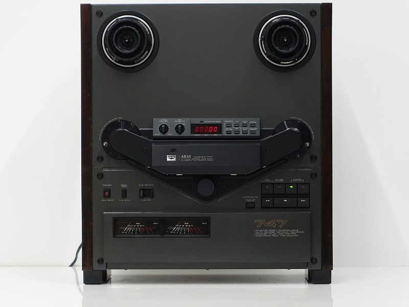 ■□AKAI GX-747 オープンリールデッキ 60Hz仕様 赤井 アカイ□■004655004-2□■ □□AKAI GX-747⁄DC-635 60Hz仕様 オープンリールデッキ 10号空リール⁄