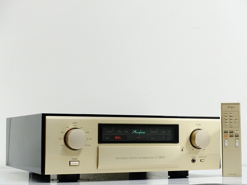 Accuphase アキュフェーズ C-2850 プリアンプを福井県大野市で買取りさせていただきました！