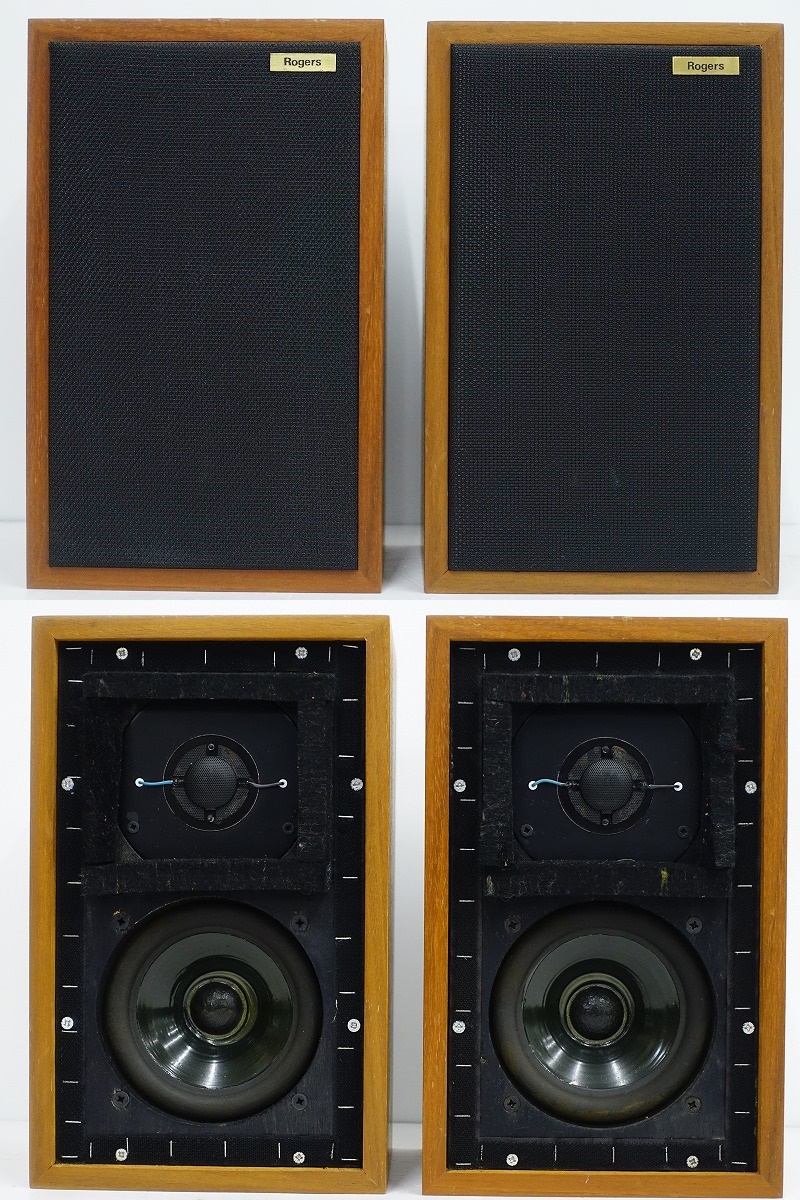 ROGERS 2ウェイ モニタースピーカー LS3/5A ペア ロジャース ▽ 557A3-2 Rogers LS3⁄5A classic speakers \u2014 Rogers